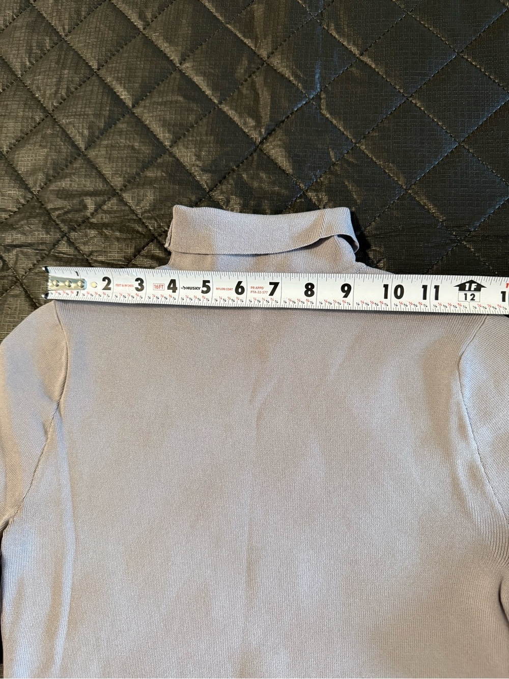 BCBGMAXAZRIA ribbed knit turtleneck sweater in Gray - Picture 7 of 8